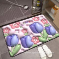 Custom 3D stereoscopic feeling funny printing bath mat